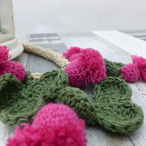 Colier trifoi , Bijuterii, Coliere, Pandative, Crosetat, ARTYNOS