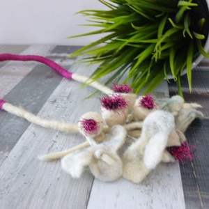 Colier trifoi , Bijuterii, Coliere, Pandative, Crosetat, ARTYNOS