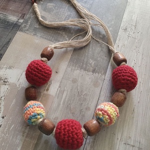 Colier bilute , Bijuterii, Coliere, Coliere din margele, Crosetat, ARTYNOS