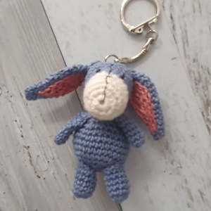 Breloc Eeyore , Genti si portofele, Accesorii genti, Breloc, Crosetat, ARTYNOS