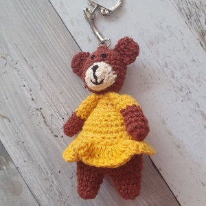 Breloc urs, Genti si portofele, Accesorii genti, Breloc, Crosetat, ARTYNOS