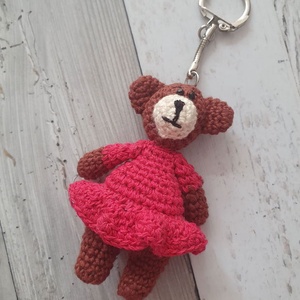 Breloc urs, Genti si portofele, Accesorii genti, Breloc, Crosetat, ARTYNOS