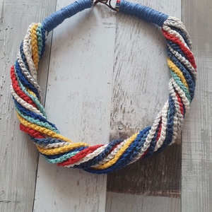 Colier multicolor  - bijuterii - coliere - coliere cu multiple șiruri - Artynos.ro