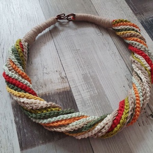 Colier multicolor  - bijuterii - coliere - coliere cu multiple șiruri - Artynos.ro