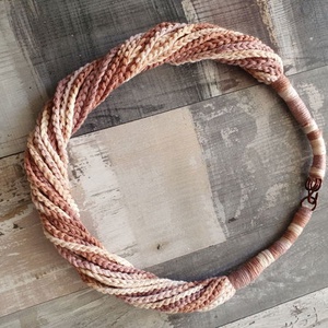 Colier multicolor , Bijuterii, Coliere, Coliere cu multiple siruri, Crosetat, ARTYNOS