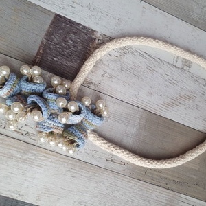 Colier cu flori , Bijuterii, Coliere, Coliere din perle, Crosetat, ARTYNOS