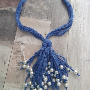 Colier cu perle, Bijuterii, Coliere, Coliere din perle, Crosetat, ARTYNOS