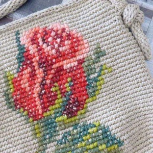 Geanta rose - genți și portofele - genți de mână și umăr - geantă casual - Artynos.ro