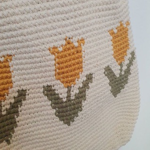 Geanta lalele  - genți și portofele - genți de mână și umăr - geantă casual - Artynos.ro