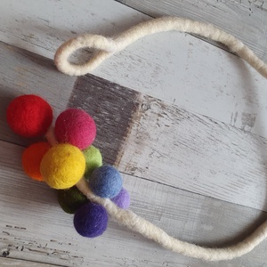 Colier curcubeu  - bijuterii - coliere - coliere din mărgele - Artynos.ro