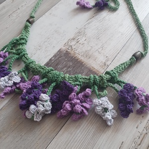 Colier lavanda , Bijuterii, Coliere, Coliere cu multiple siruri, , ARTYNOS