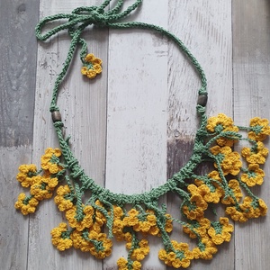 Colier cu flori  - Artynos.ro