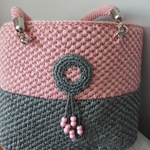 Geanta croșetată  - geantă și husă - geantă pentru cumpărături - geantă shopper, geantă tote, geantă textilă - Artynos.ro