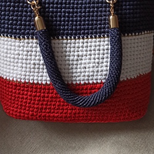 Geanta crosetata, manual,din fire de bumbac si acril, Genti si portofele, Huse tablete si Ebook, Crosetat, ARTYNOS