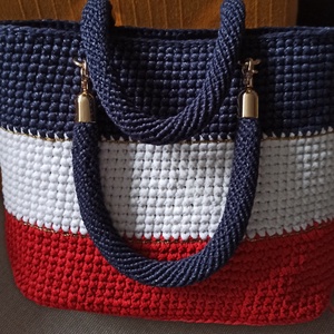 Geanta croșetata, manual,din fire de bumbac și acril - genți și portofele - huse tablete și ebook - Artynos.ro