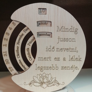 Calendar unic handmade , Casa & Stil de viata, Produse de papetarie, Calendar si planificator, Gravare, pirogravura, ARTYNOS