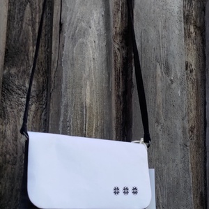 Poseta plic traditionala Alb-negru - accesorii nuntă - accesorii de nuntă - gentuță mireasă și genți - Artynos.ro