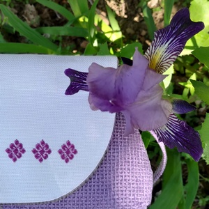 Poseta plic traditionala Violet - accesorii nuntă - accesorii de nuntă - gentuță mireasă și genți - Artynos.ro