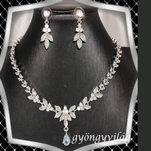  Nunta, mireasa, set de bijuterii casual, ES-SZÉ82 - accesorii nuntă - bijuterii mireasă - set bijuterii de mireasă - Artynos.ro