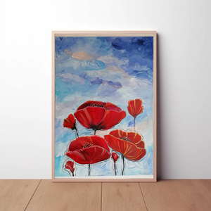 Maci si cer senin tablou original pictura acrilica pe panza - arte vizuale și accesorii  - picturi - pictură acrilică - Artynos.ro