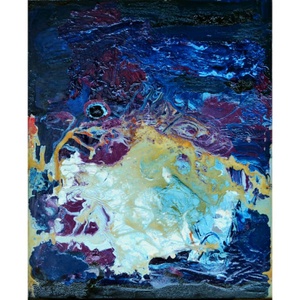 Print dupa colaj de ulei pe panza cadou inedit print abstract albastru decoratiune interioara design interior poster, Casă & Stil de viață, Accesorii pentru decorat casa, Picturi murale, Postere, Fotografie, grafică, desen, ilustrație, Pictură, ARTYNOS