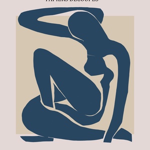 Arta abstracta femeie Tablou pictura nud pictura moderna poster nud print nud print stilizat decoratiune interioara, Arte vizuale și accesorii , Picturi, Pictură în ulei, Fotografie, grafică, desen, ilustrație, Pictură, ARTYNOS