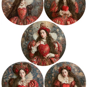 Hartie de orez A4 Regina Rosie (B) - Rice paper decoupage, Hartie de orez imprimata A4 , Accessorii si unelte, Hartie, Hartie decoupage, Decoupage, transfer si tehnici servetel, ARTYNOS