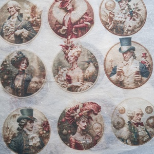 Hârtie de orez A4 Salonul Curiozitatilor (A) � Rice paper decoupage, Hârtie de orez A4 pentru decoupage - accesorii și unelte - hârtie - hârtie decoupage - Artynos.ro