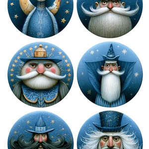 Blue Christmas  (H) � Hartie de orez A4 pentru decoupage/Rice paper decoupage, Accessorii si unelte, Hartie, Hartie decoupage, Decoupage, transfer si tehnici servetel, ARTYNOS