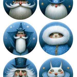 Blue Christmas  (I) � Hartie de orez A4 pentru decoupage/Rice paper decoupage, Accessorii si unelte, Hartie, Hartie decoupage, Decoupage, transfer si tehnici servetel, ARTYNOS
