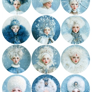 Reginele Albe (B) � Rice paper decoupage, Hartie de orez A4 pentru decoupage, Accessorii si unelte, Hartie, Hartie decoupage, Decoupage, transfer si tehnici servetel, ARTYNOS