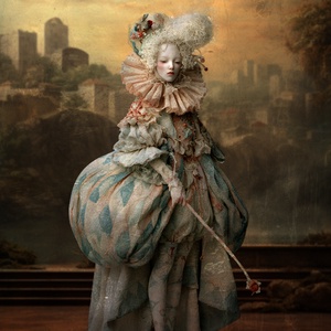 Salon d�Hiver (D) - Fantasy rice paper, Hartie de orez decoupage A4 - Artynos.ro