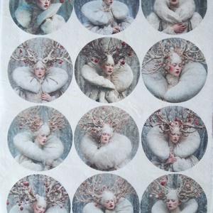 Hartie de orez A4  White Woods  (C) -  hartie de orez, rice paper decoupage A4 - accesorii și unelte - hârtie - hârtie decoupage - Artynos.ro