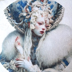 Hartie de orez A4 -  Portrete fantezie pe hartie de orez, Hartie de orez decoupage A4 - accessorii și unelte - hârtie - hârtie decoupage - Artynos.ro