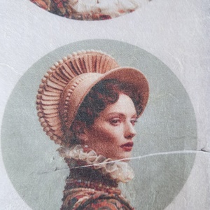 Hartie de orez A4, Belle Epoque Portraits (A) - Fantasy rice paper, Hartie de orez decoupage A4 - accessorii și unelte - hârtie - hârtie decoupage - Artynos.ro