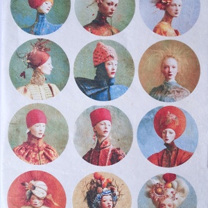Hârtie de orez A4, The Sovereigns of Imagination (A) � Rice paper decoupage, Hârtie de orez A4 pentru decoupage - accesorii și unelte - hârtie - hârtie decoupage - Artynos.ro