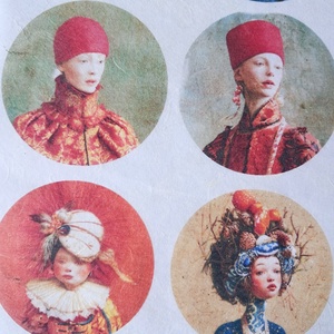 Hârtie de orez A4, The Sovereigns of Imagination (A) � Rice paper decoupage, Hârtie de orez A4 pentru decoupage - accesorii și unelte - hârtie - hârtie decoupage - Artynos.ro