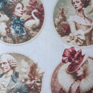 Hârtie de orez A4 Salonul Curiozitatilor (A) � Rice paper decoupage, Hârtie de orez A4 pentru decoupage - accesorii și unelte - hârtie - hârtie decoupage - Artynos.ro