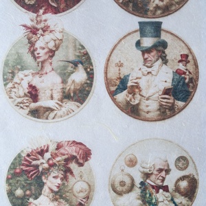 Hârtie de orez A4 Salonul Curiozitatilor (A) � Rice paper decoupage, Hârtie de orez A4 pentru decoupage - accesorii și unelte - hârtie - hârtie decoupage - Artynos.ro
