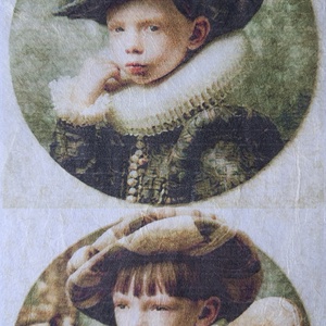 Hârtie de orez A4 Copii din epoca nobila (L) - Rice paper decoupage,  Hartie de orez imprimata A4 - accessorii și unelte - hârtie - hârtie decoupage - Artynos.ro