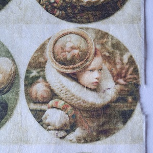 Hârtie de orez A4 Copii din epoca nobila (D) - Rice paper decoupage, Hartie de orez imprimata A4 - accessorii și unelte - hârtie - hârtie decoupage - Artynos.ro