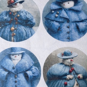 Hartie de orez A4  Snowman  (A) -  hartie de orez, rice paper decoupage A4, Accessorii si unelte, Hartie, Hartie decoupage, Decoupage, transfer si tehnici servetel, ARTYNOS