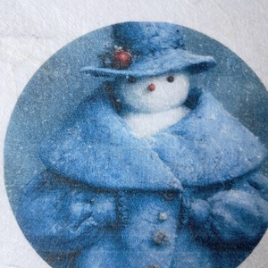Hartie de orez A4  Snowman  (A) -  hartie de orez, rice paper decoupage A4 - accessorii și unelte - hârtie - hârtie decoupage - Artynos.ro