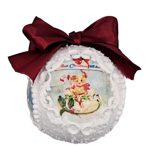 Glob Povestea lui Mos Craciun - crăciun - decorațiuni de crăciun de casă - pom de crăciun  - Artynos.ro