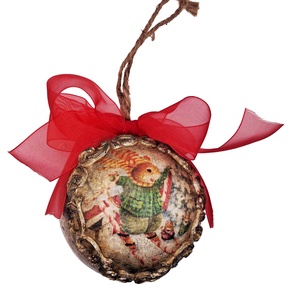 Glob - Iepurasii nazdravani - crăciun - decorațiuni de crăciun de casă - pom de crăciun  - Artynos.ro