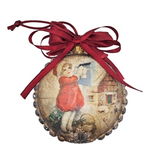 Glob - Asteptandu-l pe Mos Craciun - crăciun - decorațiuni de crăciun de casă - pom de crăciun  - Artynos.ro