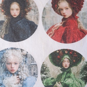 Hartie de orez A4  Hiver Elegant  (C) -  hartie de orez, rice paper decoupage A4, Accessorii si unelte, Hartie, Hartie decoupage, Decoupage, transfer si tehnici servetel, ARTYNOS