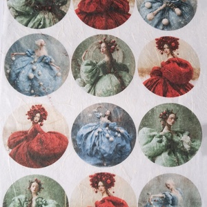 Hârtie de orez A4, Balerina (B) � Rice paper decoupage, Hârtie de orez A4 pentru decoupage - accessorii și unelte - hârtie - hârtie decoupage - Artynos.ro
