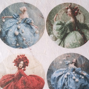 Hârtie de orez A4, Balerina (B) � Rice paper decoupage, Hârtie de orez A4 pentru decoupage - accessorii și unelte - hârtie - hârtie decoupage - Artynos.ro