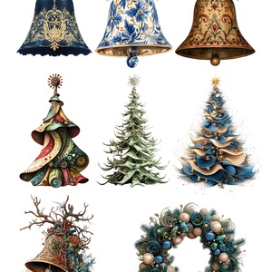 Hartie de orez A4, Artistic Rice Paper - Fantasy  Christmas (G) - Artynos.ro